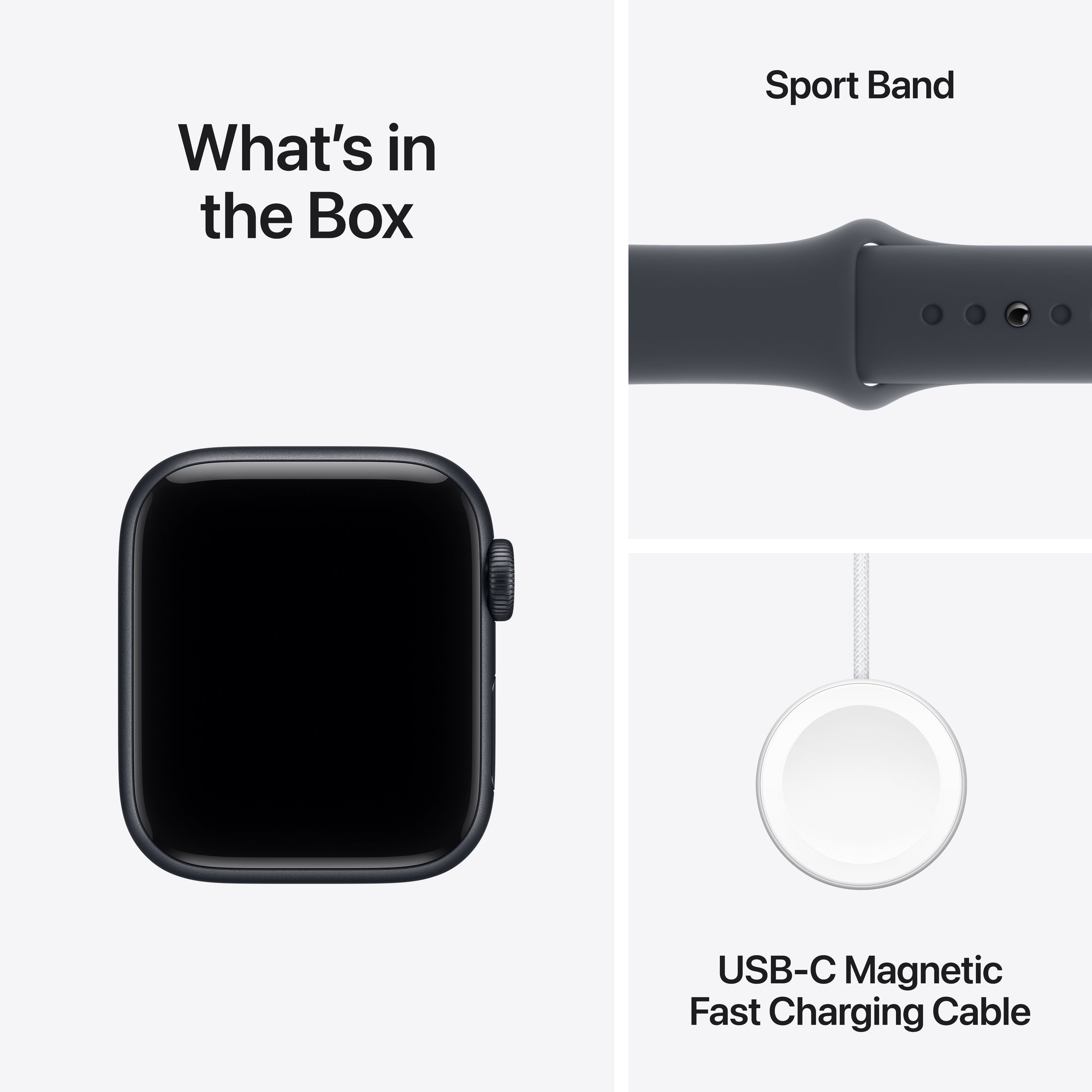 Apple Watch SE 3 (40mm, GPS) - Midnight with Midnight Sport Band - Position 9