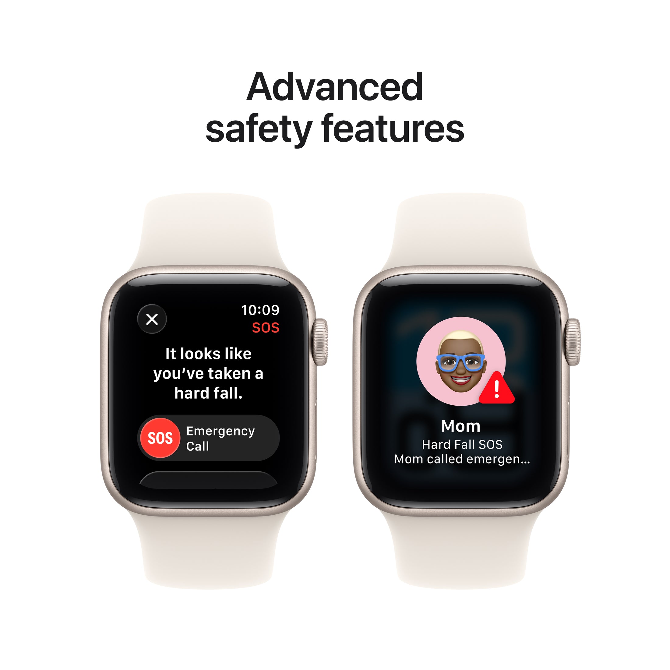 Apple Watch SE 3 (40mm, GPS) - Starlight with Starlight Sport Band - Position 7