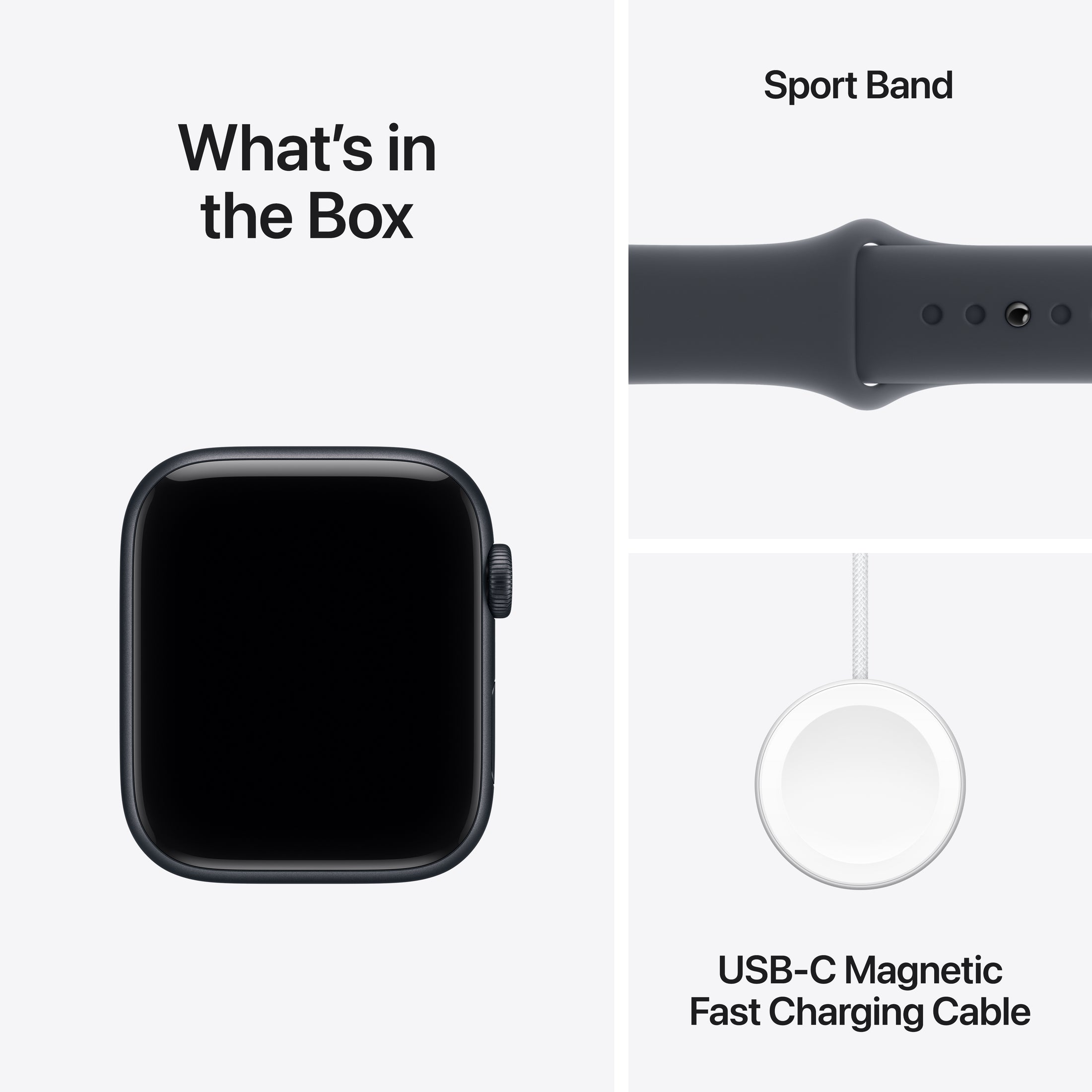 Apple Watch SE 3 (44mm, GPS) - Midnight with Midnight Sport Band - Position 9
