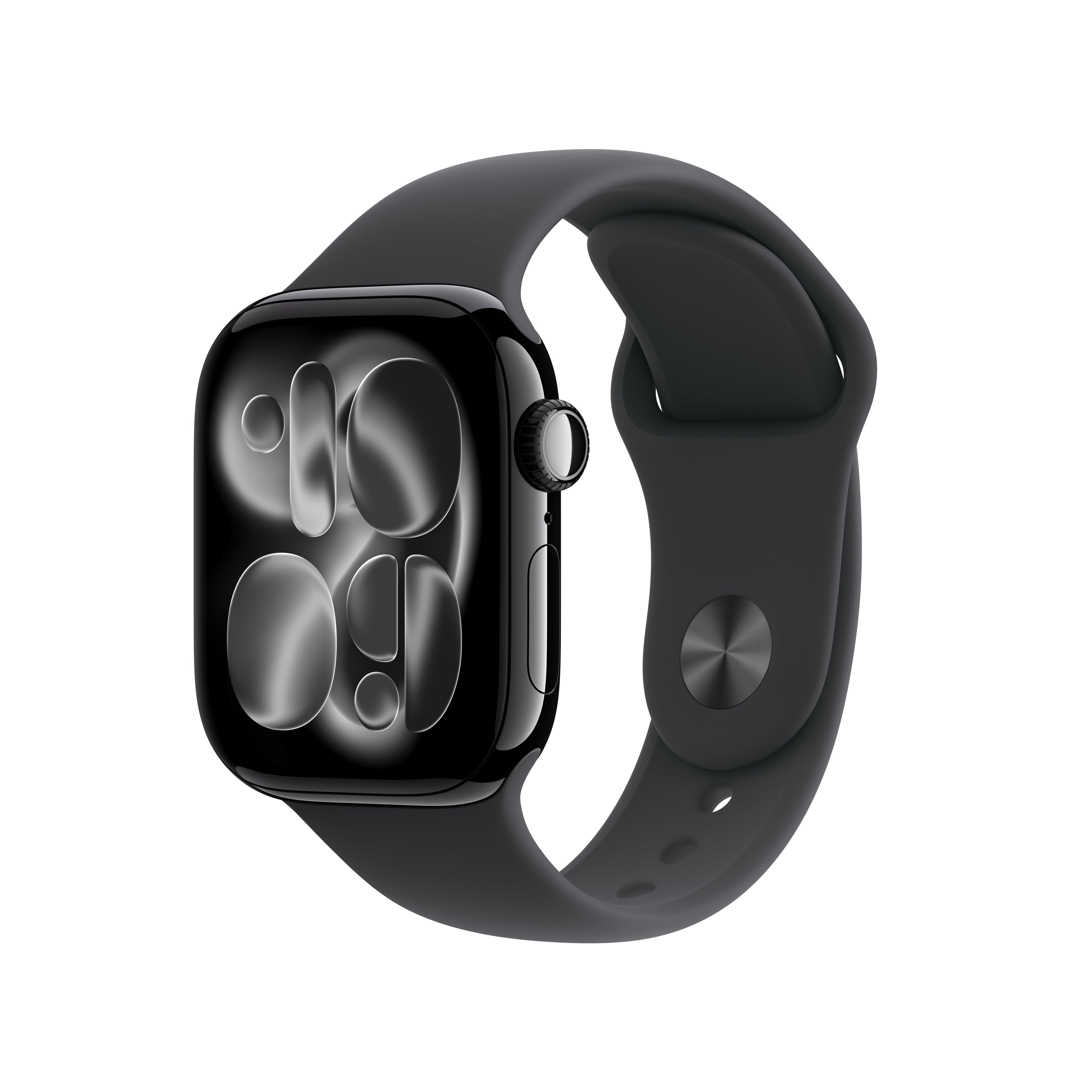 Apple Watch Series 11 (42mm, GPS + Cellular) - Jet Black with Black Sport Band - Position 1