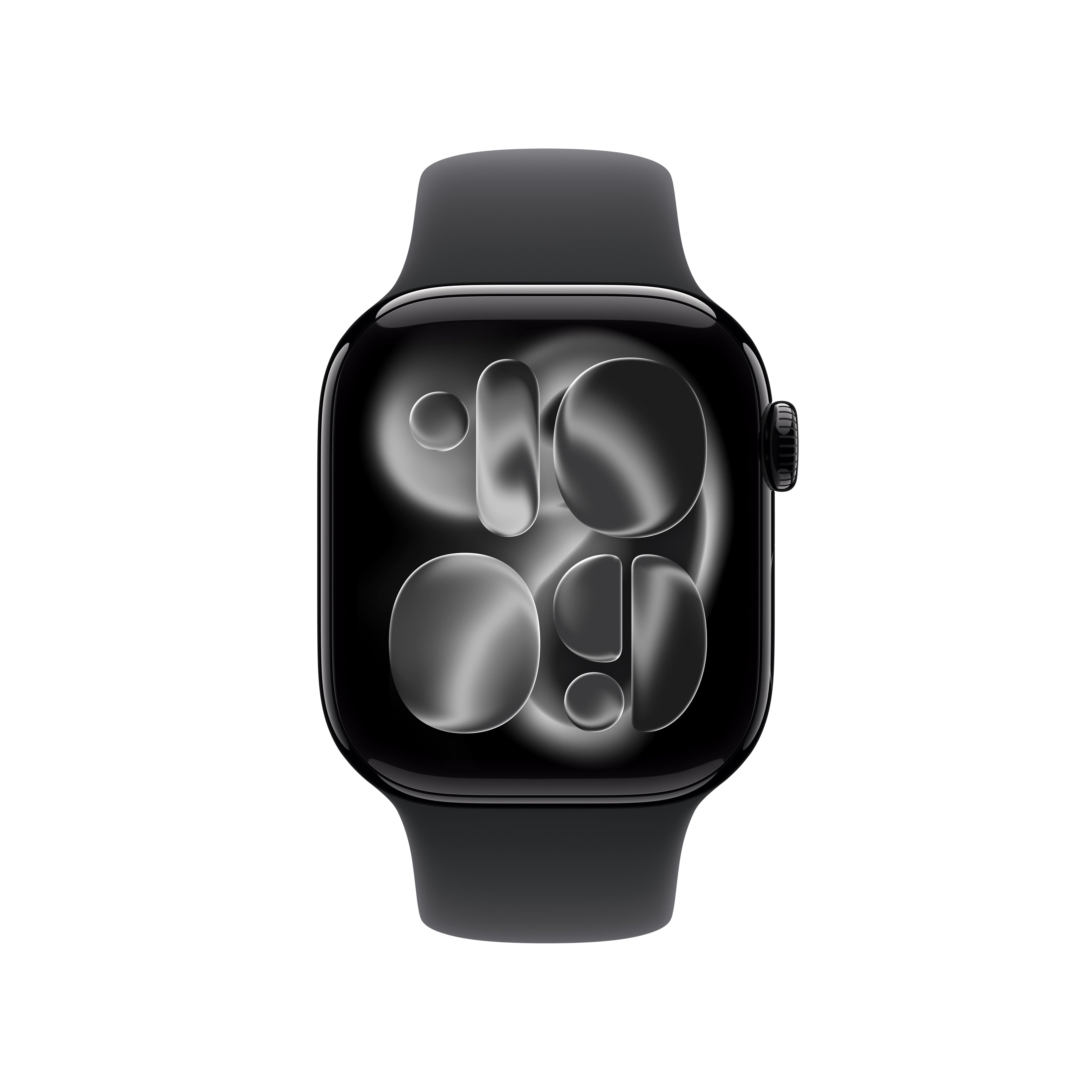 Apple Watch Series 11 (42mm, GPS + Cellular) - Jet Black with Black Sport Band - Position 2