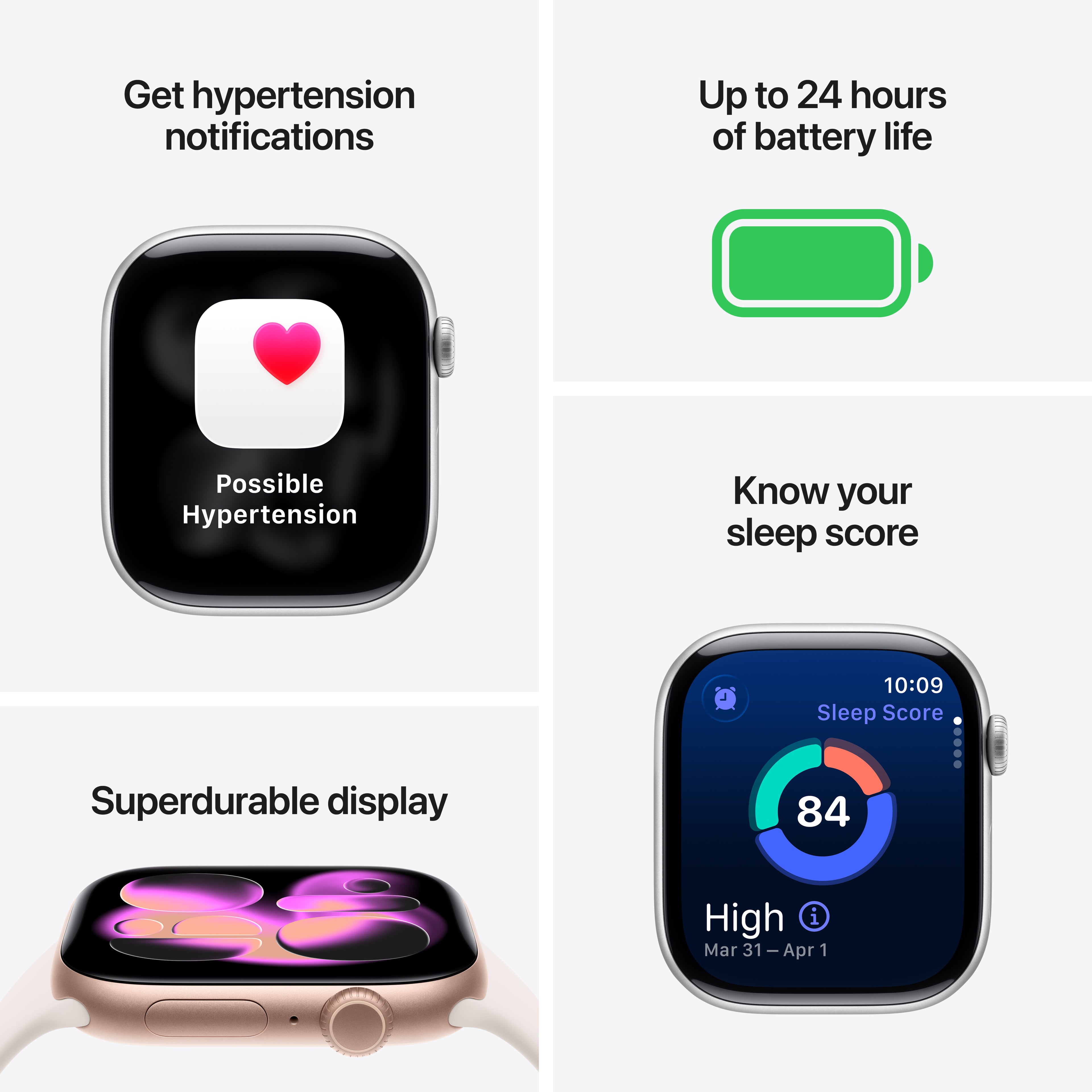 Apple Watch Series 11 (42mm, GPS + Cellular) - Jet Black with Black Sport Band - Position 3