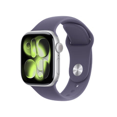 Apple Watch Series 11 (42mm, GPS) - Silver with Purple Fog Sport Band - Position 1
