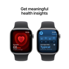 Apple Watch Series 11 (42mm, GPS + Cellular) - Space Gray with Black Sport Band - Position 5