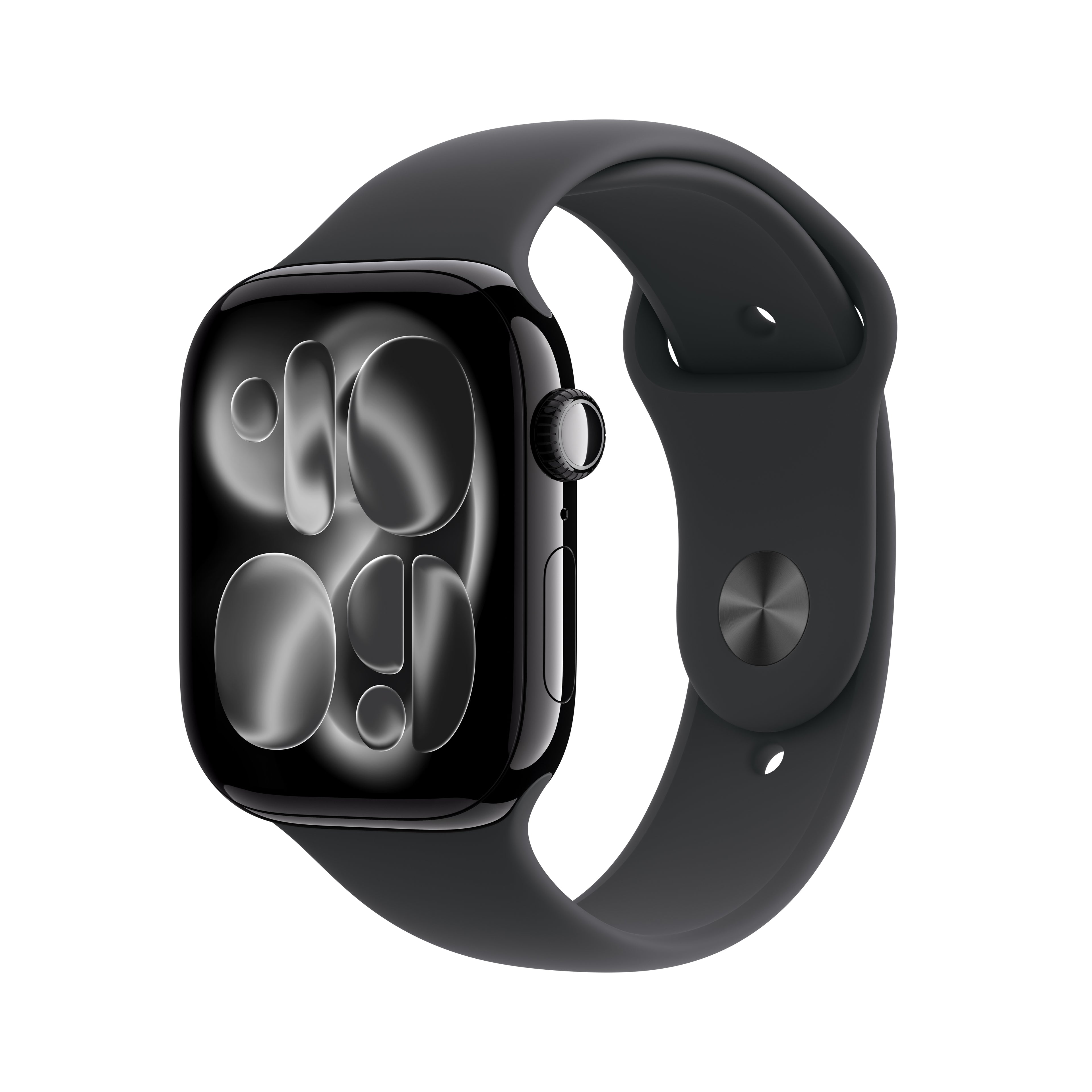 Apple Watch Series 11 (46mm, GPS) - Jet Black with Black Sport Band - Position 1