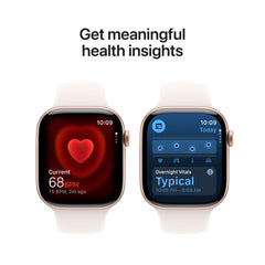 Apple Watch Series 11 (46mm, GPS + Cellular) - Rose Gold with Light Blush Sport Band - Position 5