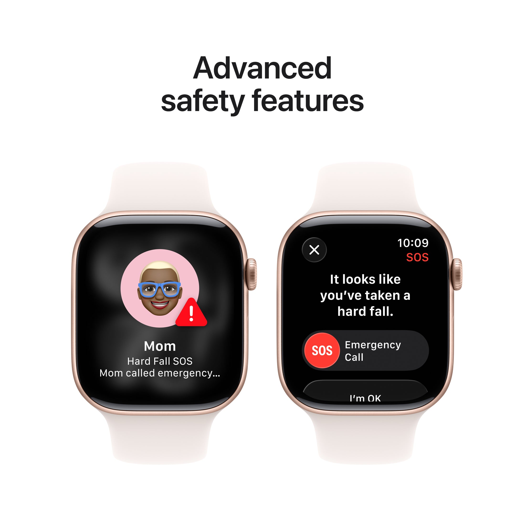 Apple Watch Series 11 (46mm, GPS + Cellular) - Rose Gold with Light Blush Sport Band - Position 6