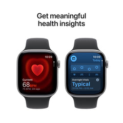 Apple Watch Series 11 (46mm, GPS) - Space Gray with Black Sport Band - Position 5