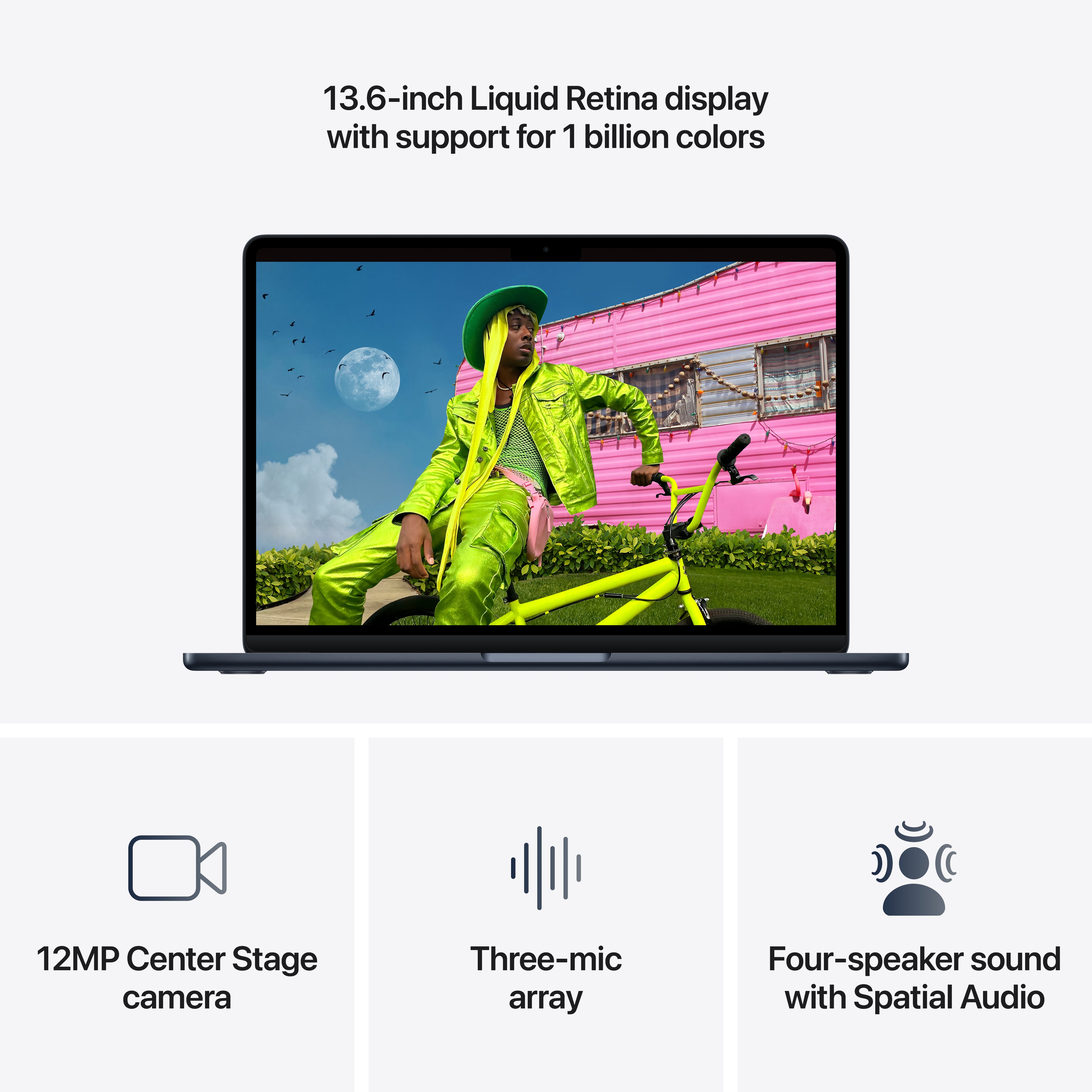 MacBook Air 13-inch with M5 chip in Midnight - image 5