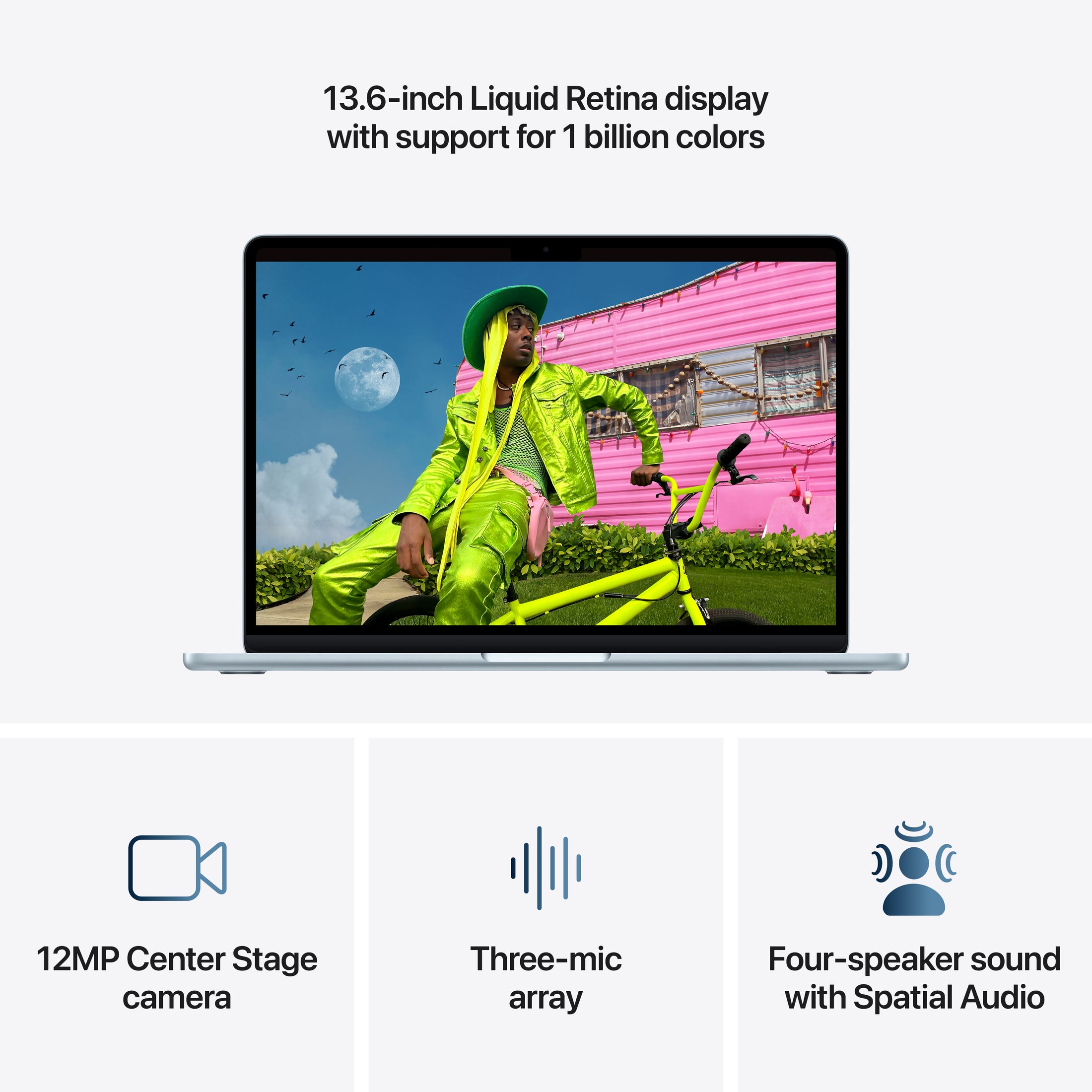 MacBook Air 13-inch with M5 chip in Sky Blue - image 5