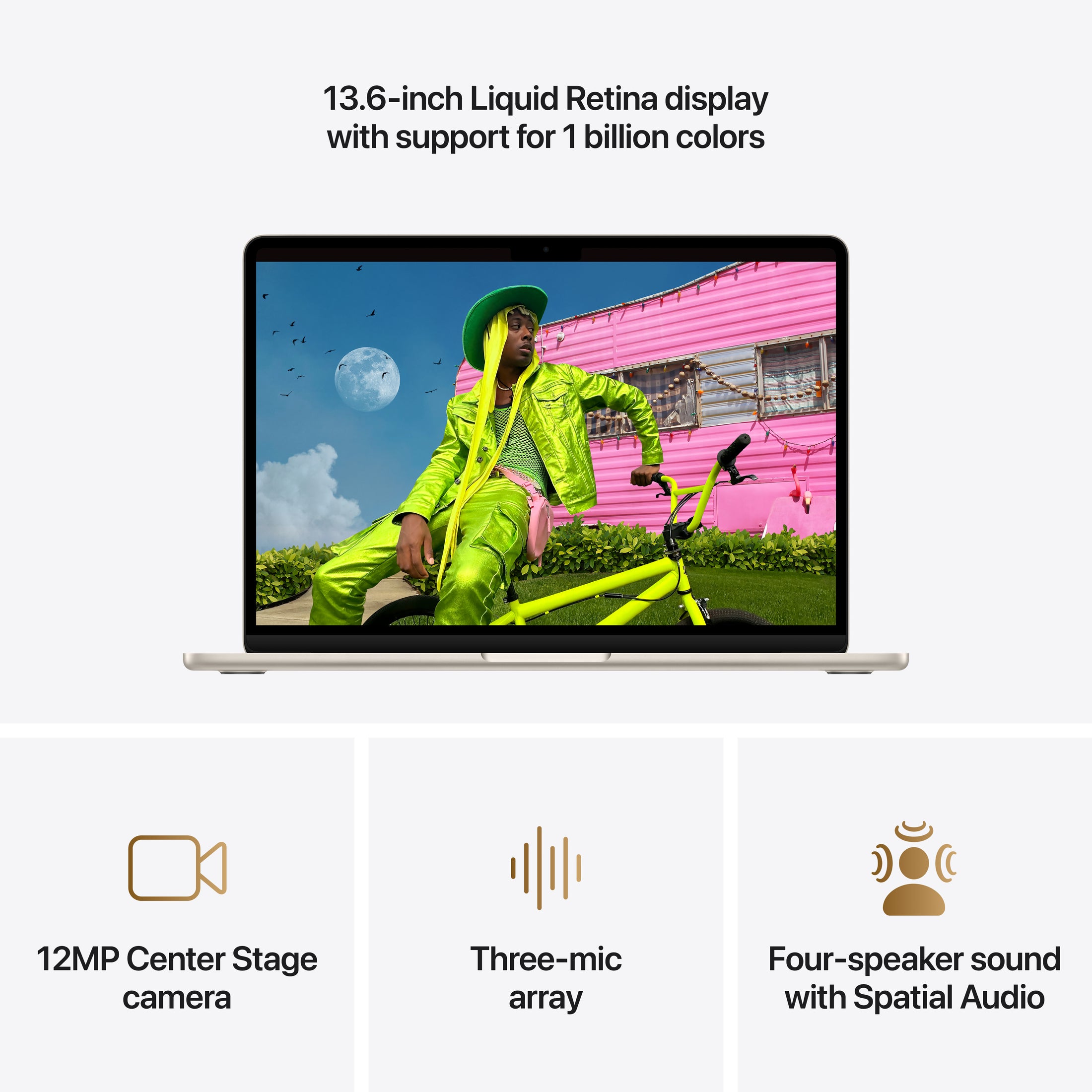 MacBook Air 13-inch with M5 chip in Starlight - image 5