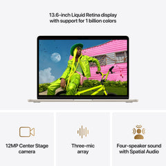 MacBook Air 13-inch with M5 chip in Starlight - image 5