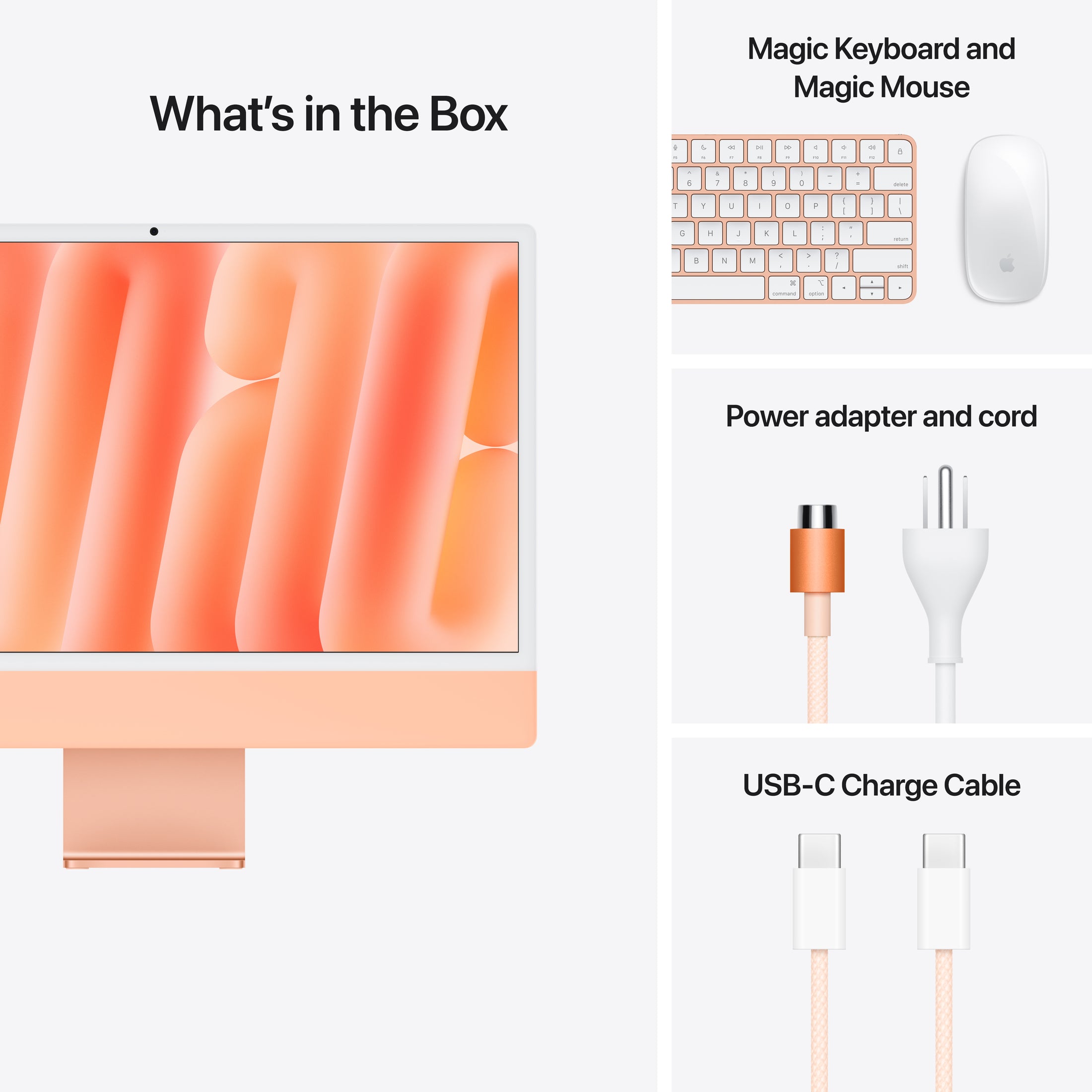 iMac 24-inch with M4 chip in Orange - 2-port - image 9