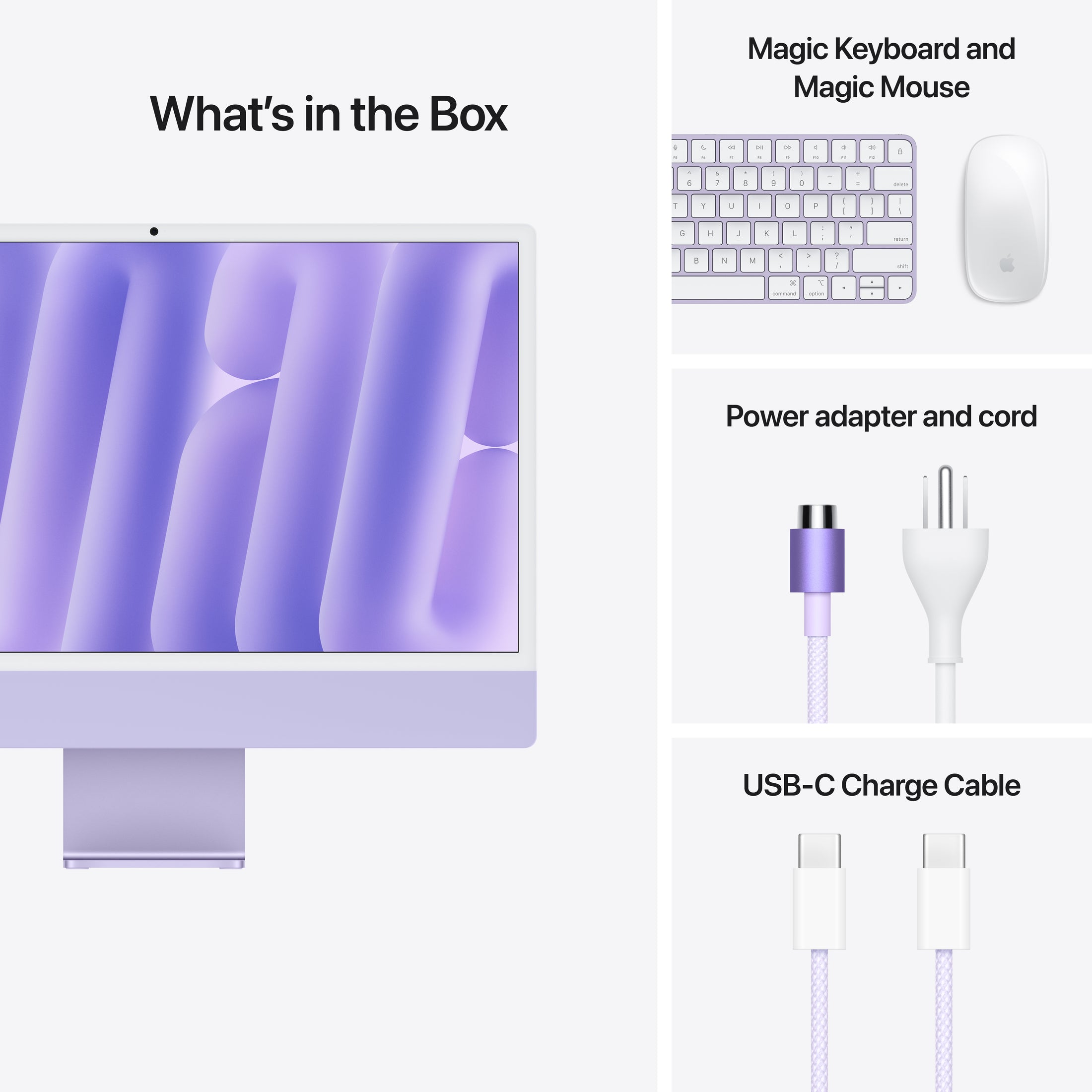 iMac 24-inch with M4 chip in Purple - 2-port - image 9