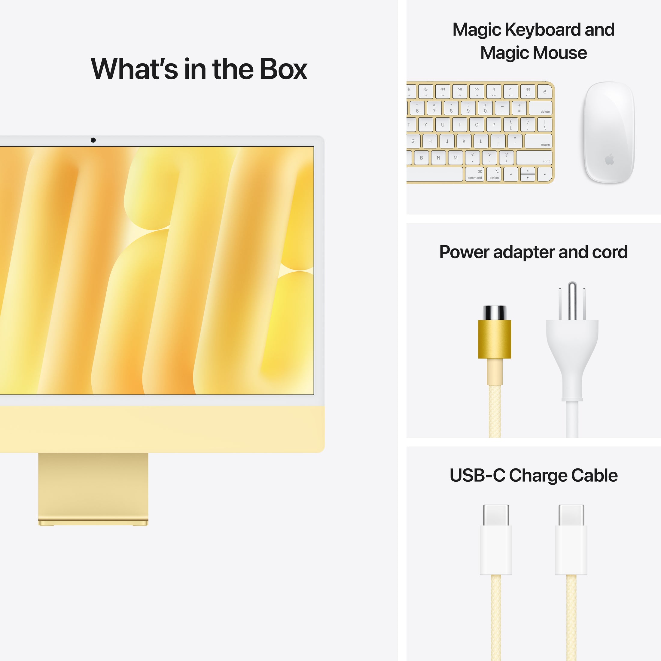 iMac 24-inch with M4 chip in Yellow - 2-port - image 9