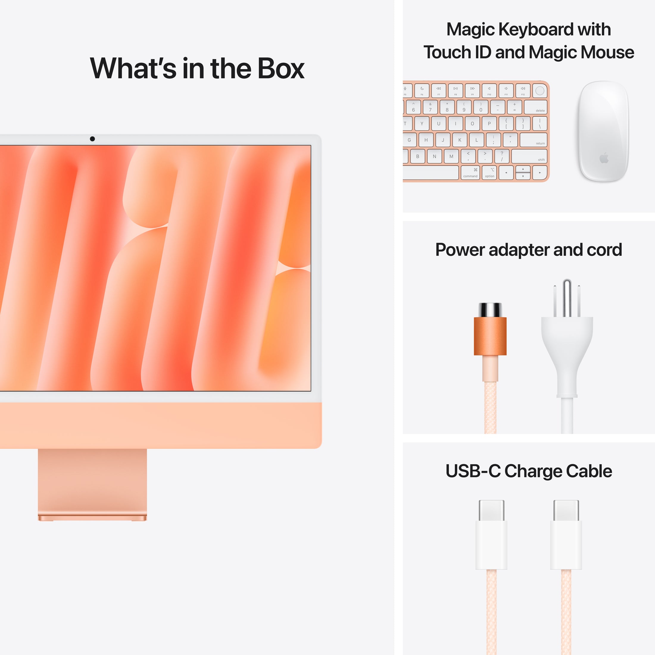 iMac 24-inch with M4 chip in Orange - 4-port - image 9
