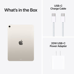 iPad Air (11-inch, M4) in Starlight - Wi-Fi - Position 10