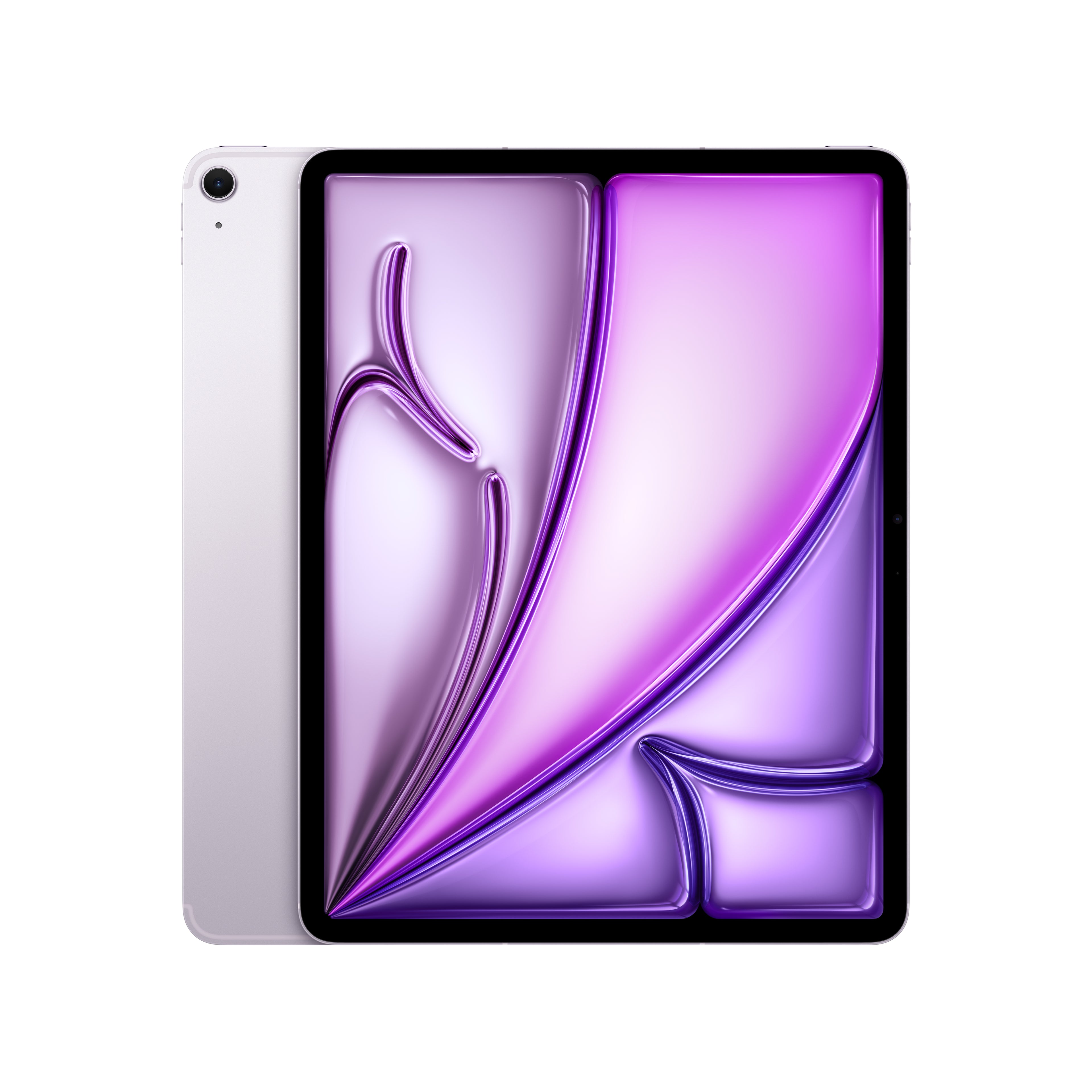 iPad Air (13-inch, M4) in Purple - Wi-Fi + Cellular - Position 1