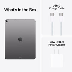 iPad Air (13-inch, M4) in Space Gray - Wi-Fi + Cellular - Position 10
