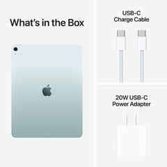 iPad Air (13-inch, M4) in Blue - Wi-Fi - Position 10