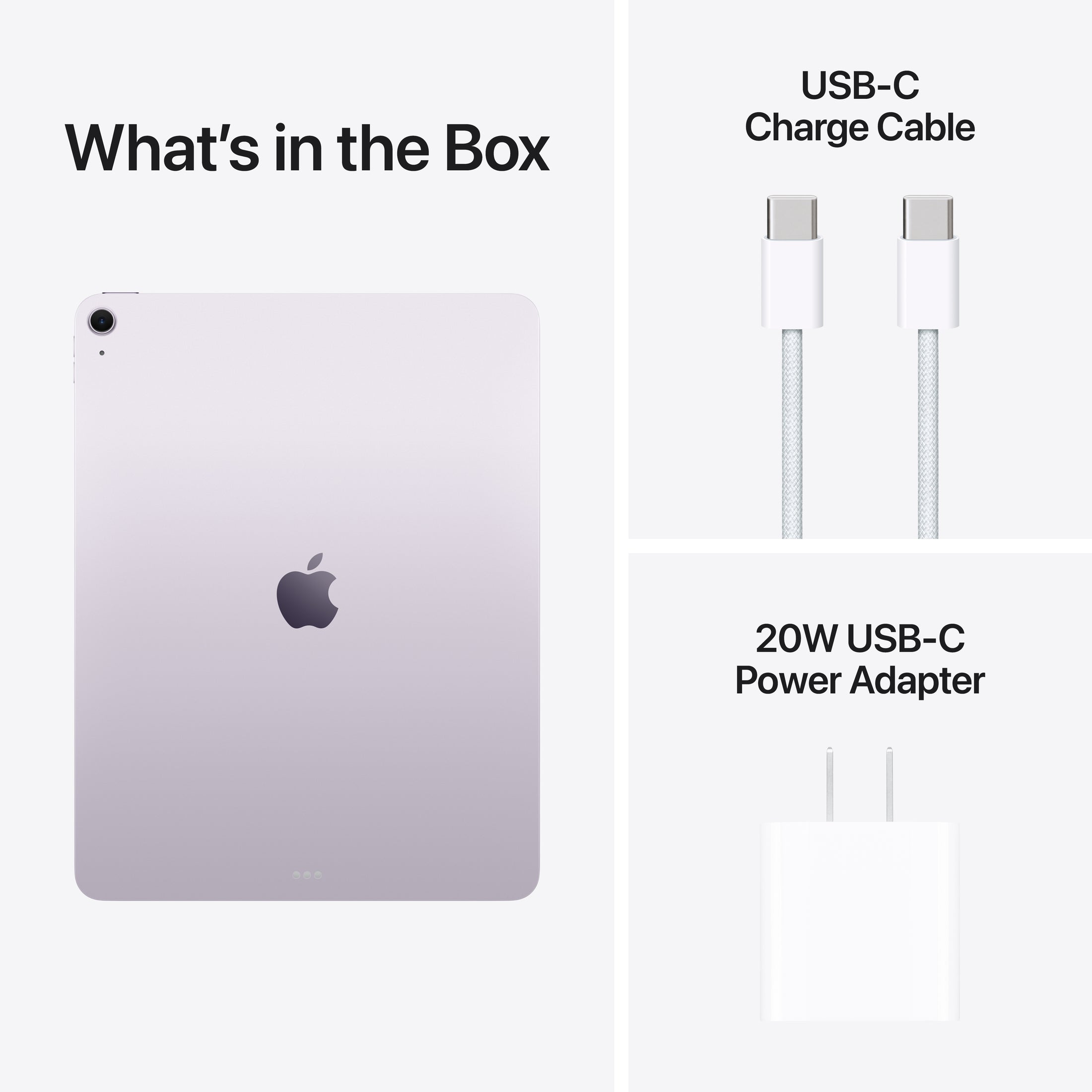 iPad Air (13-inch, M4) in Purple - Wi-Fi - Position 10
