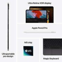 iPad Pro (11-inch, M5) in Space Black - Wi-Fi + Cellular - Position 8