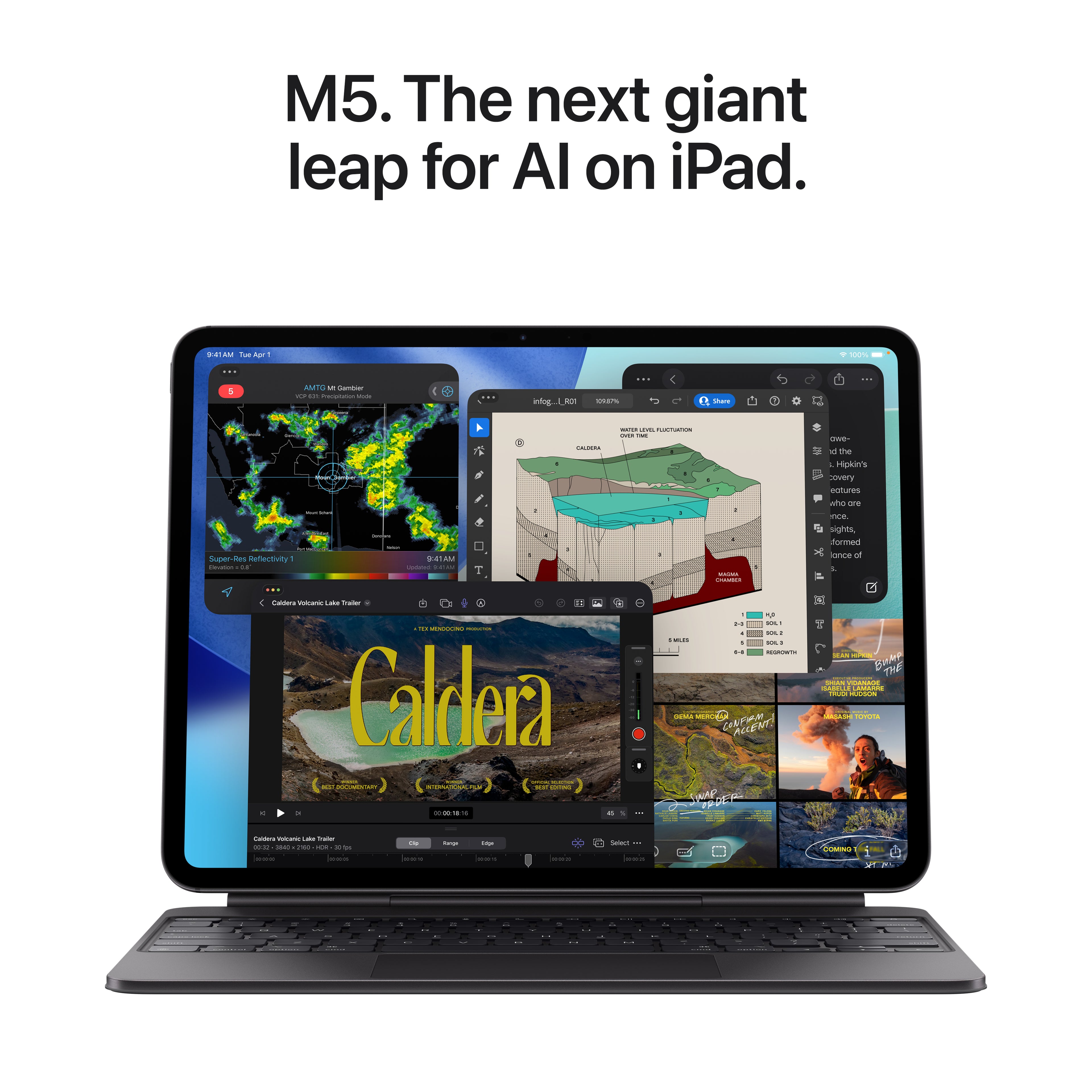 iPad Pro (13-inch, M5) in Silver - Wi-Fi - Position 4