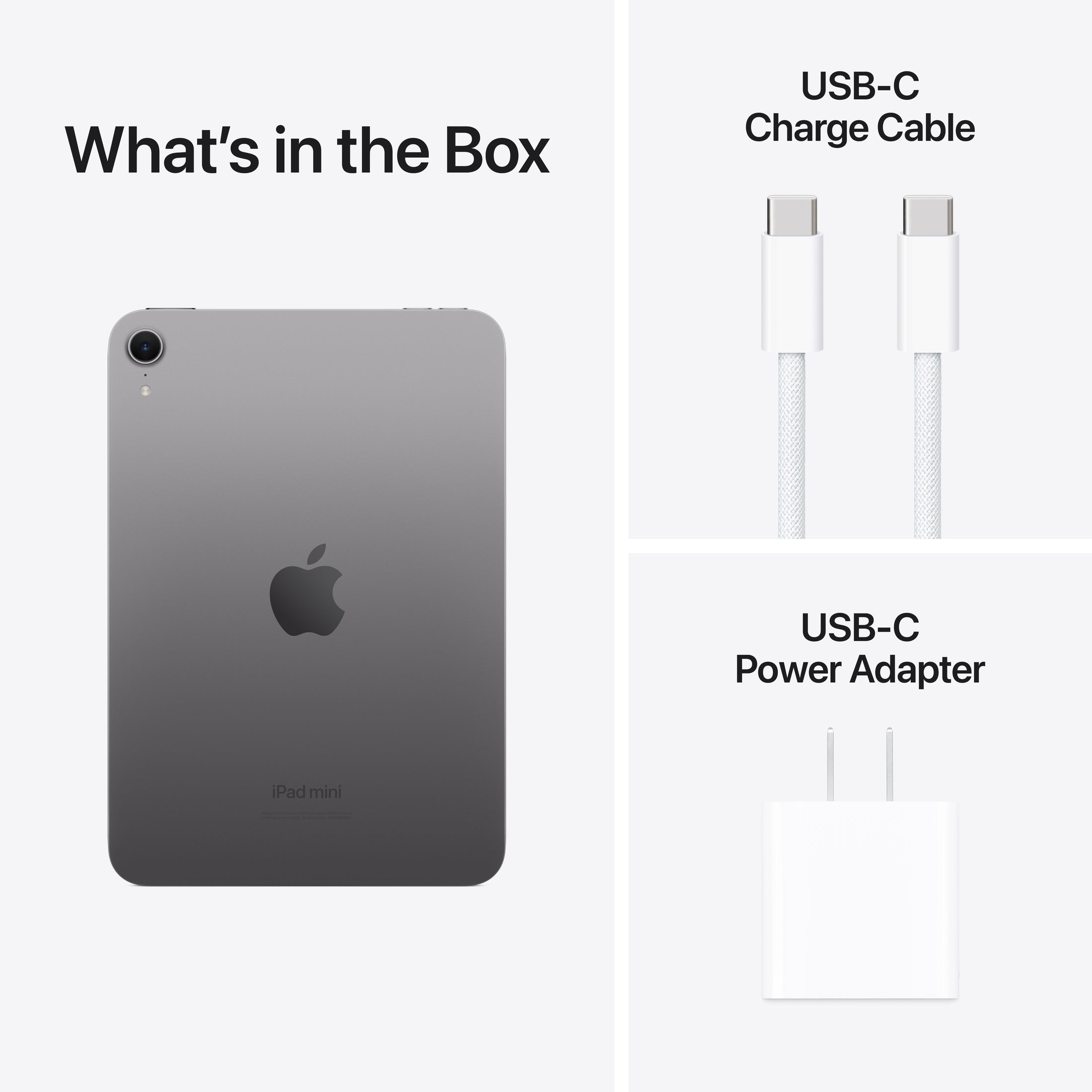 iPad mini (A17 Pro) in Space Gray - Wi-Fi - Position 9