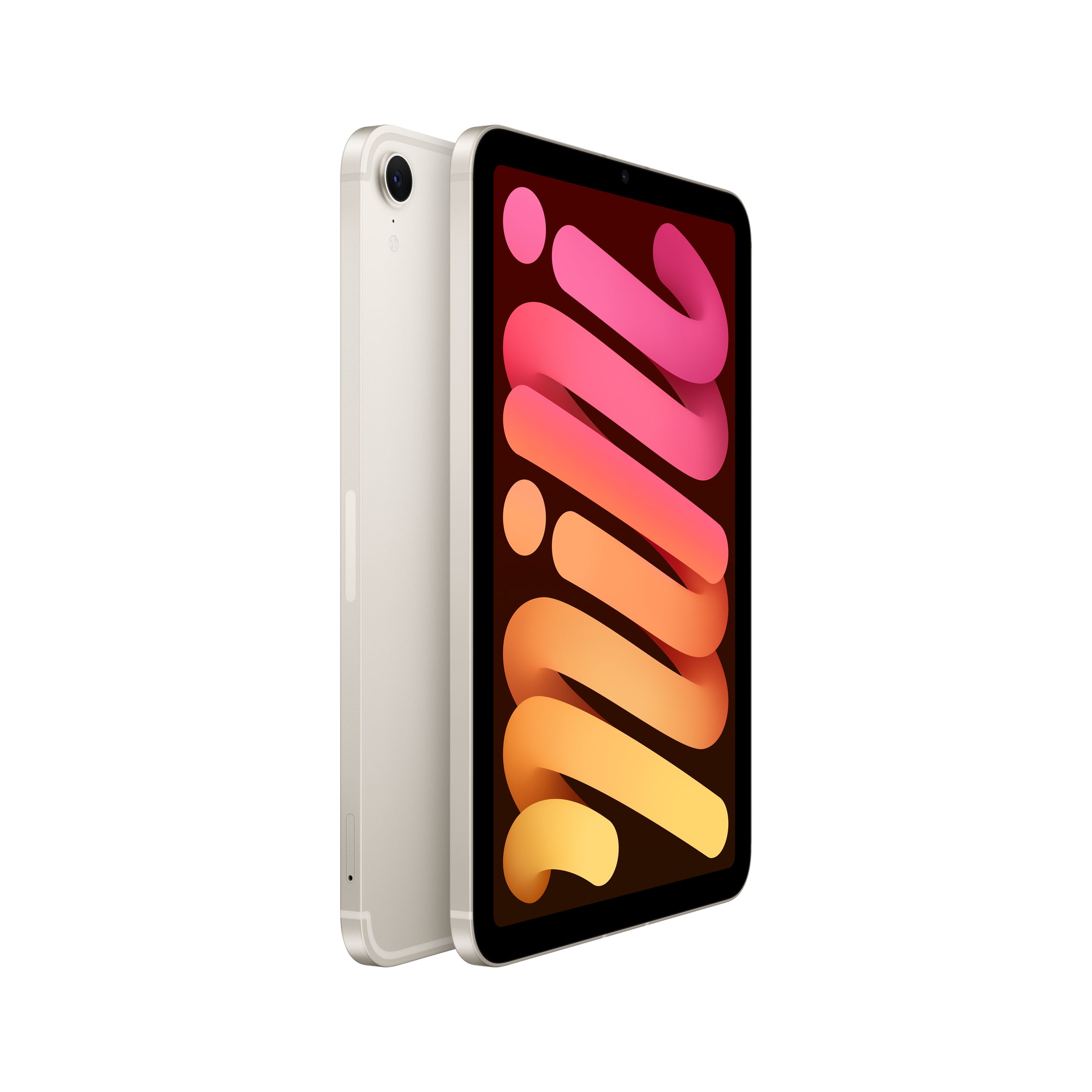 iPad mini (A17 Pro) in Starlight - Wi-Fi + Cellular - Position 2